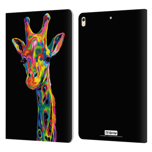 P.D. Moreno Animals Giraffe Leather Book Wallet Case Cover For Apple iPad Pro 10.5 (2017)