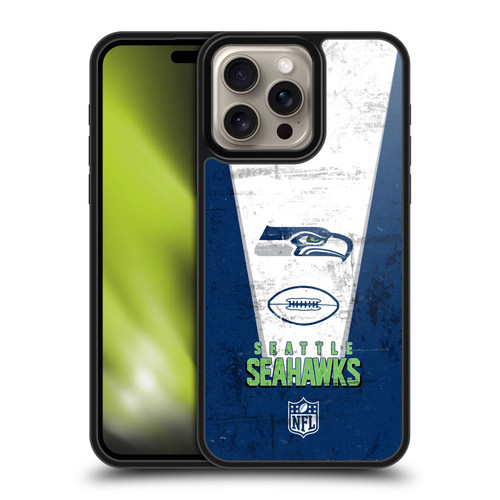 NFL Seattle Seahawks Logo Art Banner Gel Armour Case For Apple iPhone 16 Pro Max