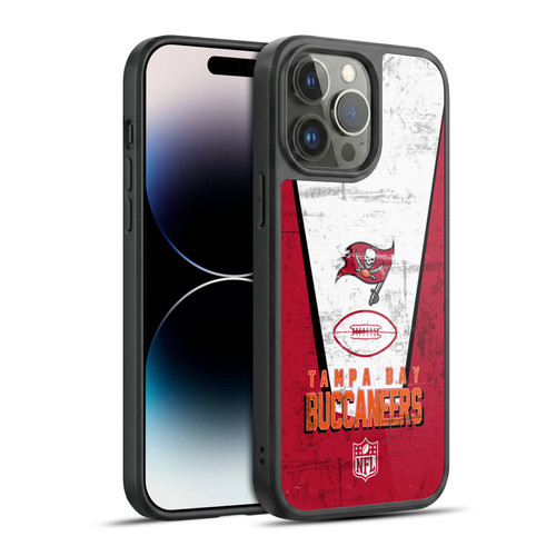 NFL Tampa Bay Buccaneers Logo Art Banner Gel Armour Case For Apple iPhone 14 Pro Max