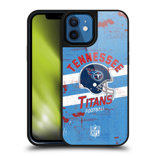NFL Tennessee Titans Logo Art Helmet Distressed Gel Armour Case For Apple iPhone 12 / iPhone 12 Pro