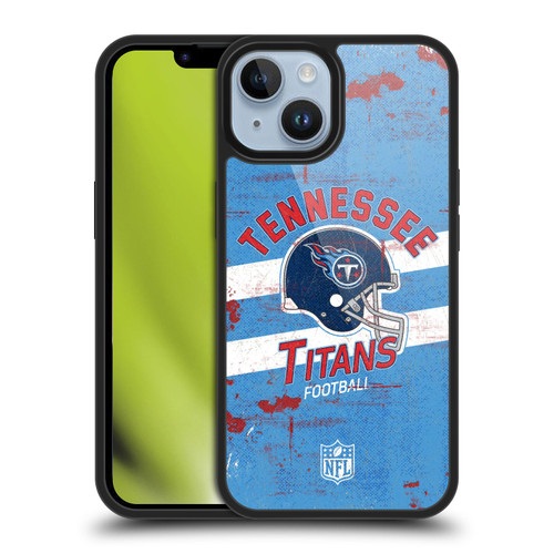 NFL Tennessee Titans Logo Art Helmet Distressed Gel Armour Case For Apple iPhone 14