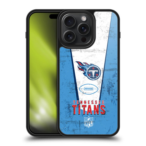 NFL Tennessee Titans Logo Art Banner Gel Armour Case For Apple iPhone 15 Pro Max