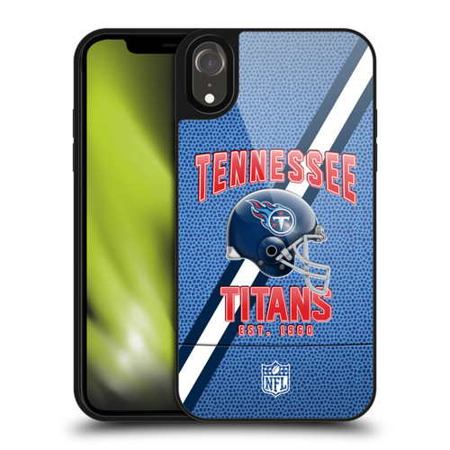 NFL Tennessee Titans Logo Art Football Stripes Gel Armour Case For Apple iPhone XR