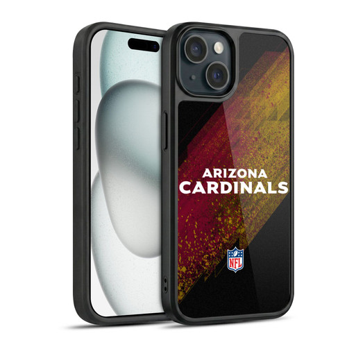 NFL Arizona Cardinals Logo Blur Gel Armour Case For Apple iPhone 15