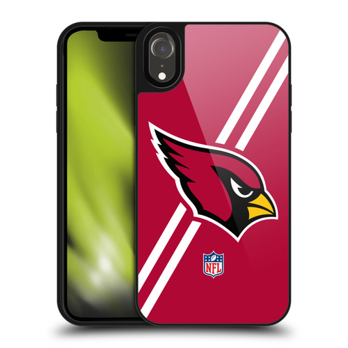 NFL Arizona Cardinals Logo Stripes Gel Armour Case For Apple iPhone XR