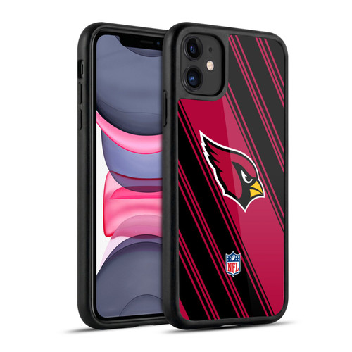NFL Arizona Cardinals Artwork Stripes Gel Armour Case For Apple iPhone 11