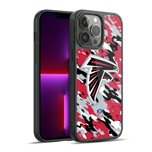NFL Atlanta Falcons Logo Camou Gel Armour Case For Apple iPhone 13 Pro Max
