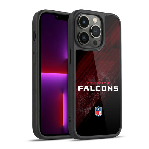 NFL Atlanta Falcons Logo Blur Gel Armour Case For Apple iPhone 13 Pro