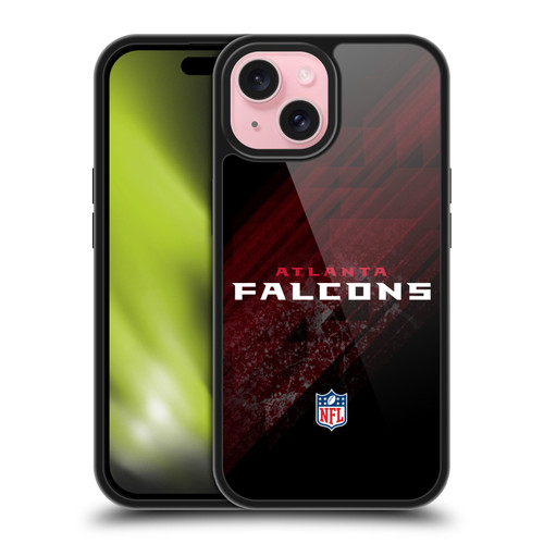 NFL Atlanta Falcons Logo Blur Gel Armour Case For Apple iPhone 15