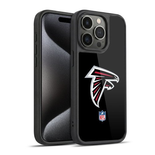 NFL Atlanta Falcons Logo Plain Gel Armour Case For Apple iPhone 15 Pro