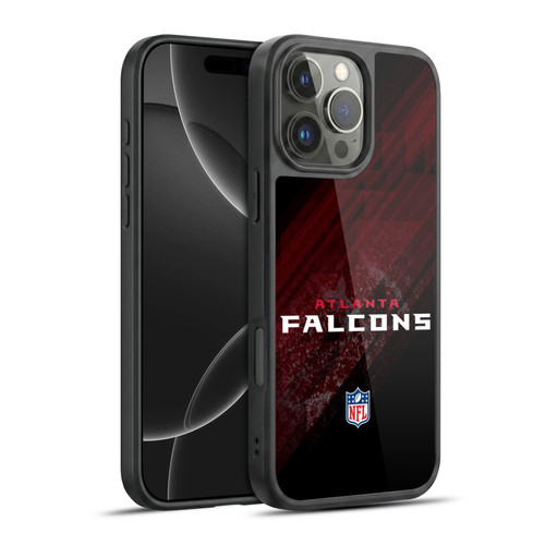 NFL Atlanta Falcons Logo Blur Gel Armour Case For Apple iPhone 16 Pro Max