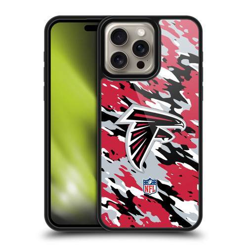 NFL Atlanta Falcons Logo Camou Gel Armour Case For Apple iPhone 16 Pro Max
