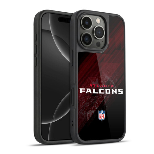 NFL Atlanta Falcons Logo Blur Gel Armour Case For Apple iPhone 16 Pro