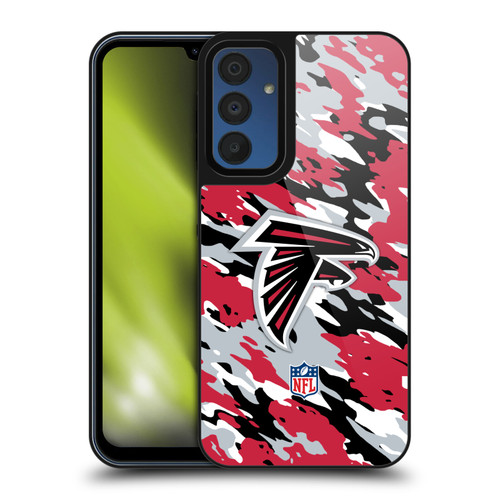 NFL Atlanta Falcons Logo Camou Gel Armour Case For Samsung Galaxy A15
