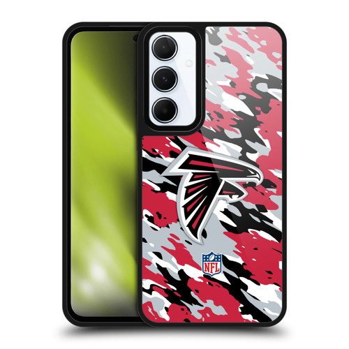 NFL Atlanta Falcons Logo Camou Gel Armour Case For Samsung Galaxy A55 5G