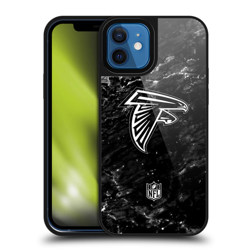 NFL Atlanta Falcons Artwork Marble Gel Armour Case For Apple iPhone 12 / iPhone 12 Pro
