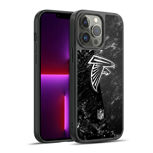 NFL Atlanta Falcons Artwork Marble Gel Armour Case For Apple iPhone 13 Pro Max