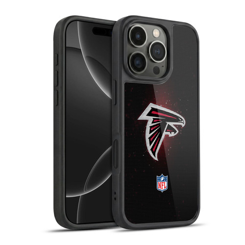 NFL Atlanta Falcons Artwork LED Gel Armour Case For Apple iPhone 16 Pro