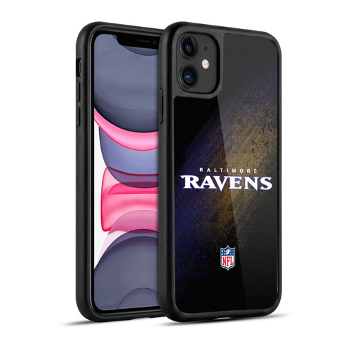 NFL Baltimore Ravens Logo Blur Gel Armour Case For Apple iPhone 11