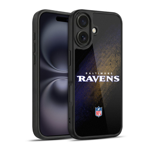 NFL Baltimore Ravens Logo Blur Gel Armour Case For Apple iPhone 16