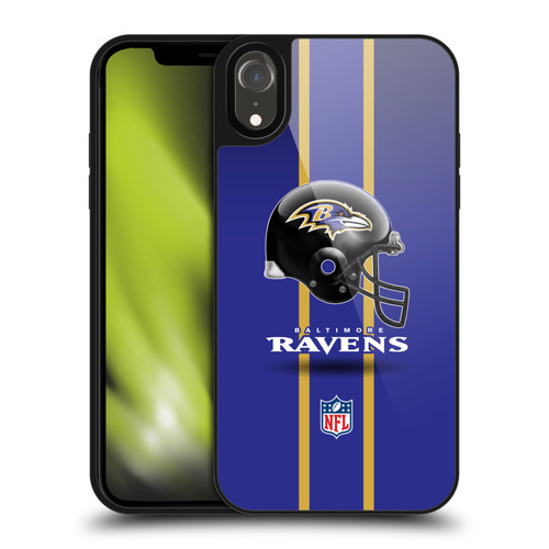 NFL Baltimore Ravens Logo Helmet Gel Armour Case For Apple iPhone XR