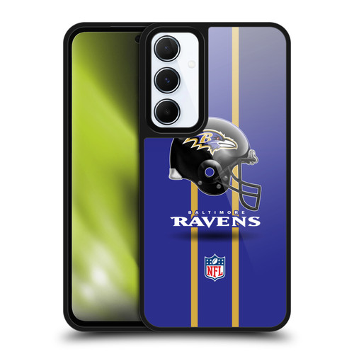 NFL Baltimore Ravens Logo Helmet Gel Armour Case For Samsung Galaxy A55 5G