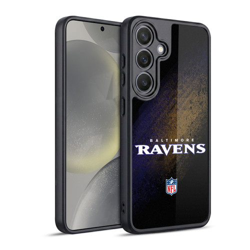 NFL Baltimore Ravens Logo Blur Gel Armour Case For Samsung Galaxy S24 5G