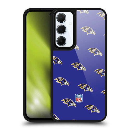 NFL Baltimore Ravens Artwork Patterns Gel Armour Case For Samsung Galaxy A55 5G