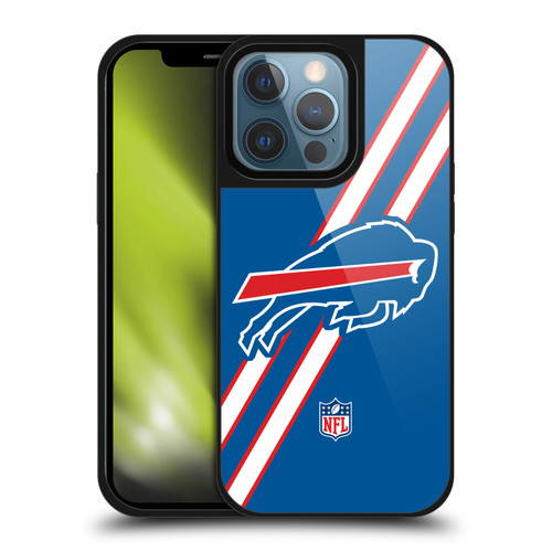 NFL Buffalo Bills Logo Stripes Gel Armour Case For Apple iPhone 13 Pro