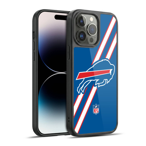 NFL Buffalo Bills Logo Stripes Gel Armour Case For Apple iPhone 14 Pro Max