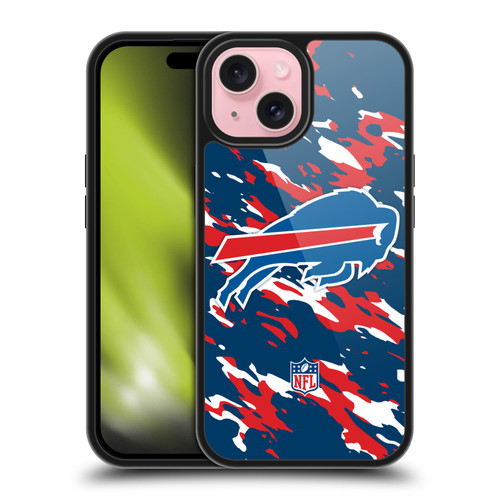 NFL Buffalo Bills Logo Camou Gel Armour Case For Apple iPhone 15