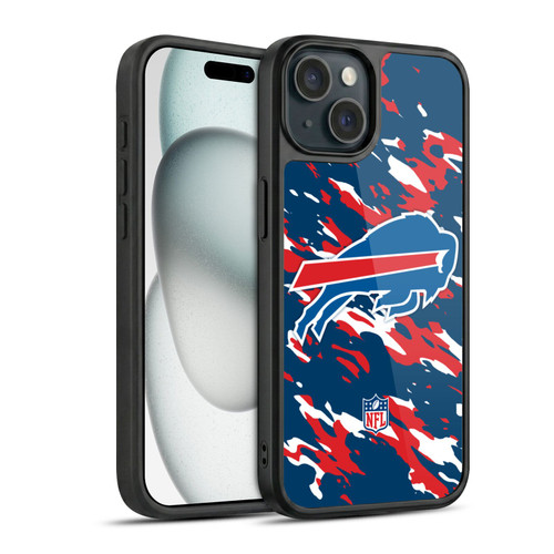 NFL Buffalo Bills Logo Camou Gel Armour Case For Apple iPhone 15