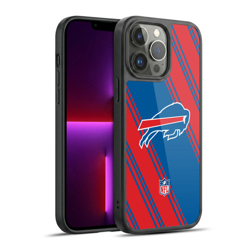 NFL Buffalo Bills Artwork Stripes Gel Armour Case For Apple iPhone 13 Pro Max