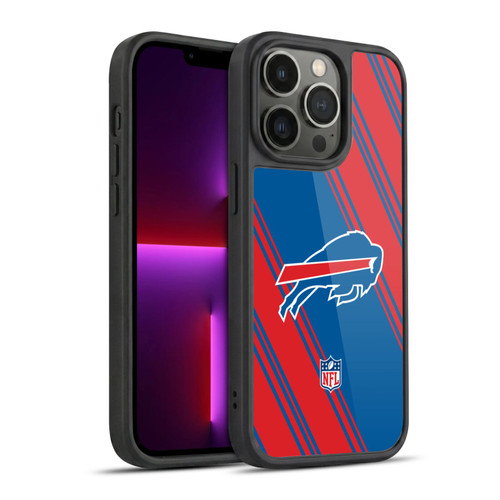 NFL Buffalo Bills Artwork Stripes Gel Armour Case For Apple iPhone 13 Pro