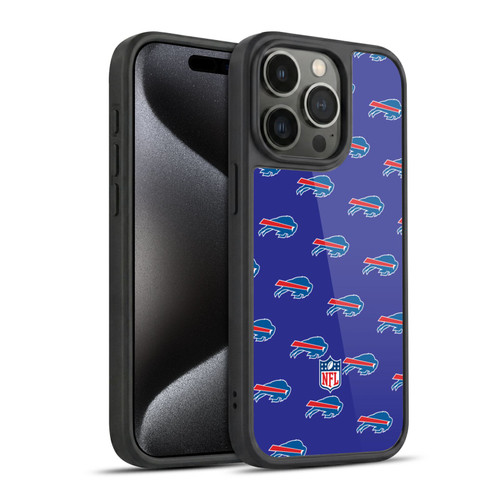 NFL Buffalo Bills Artwork Patterns Gel Armour Case For Apple iPhone 15 Pro