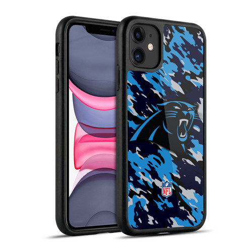 NFL Carolina Panthers Logo Camou Gel Armour Case For Apple iPhone 11