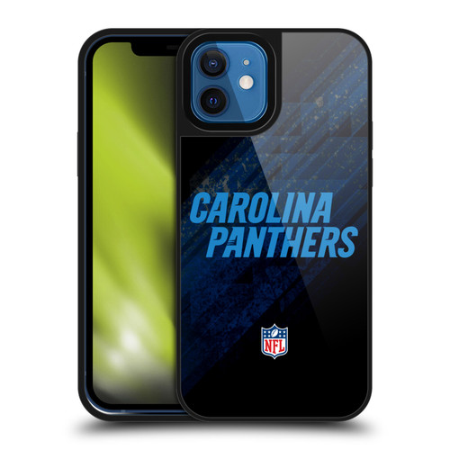 NFL Carolina Panthers Logo Blur Gel Armour Case For Apple iPhone 12 / iPhone 12 Pro