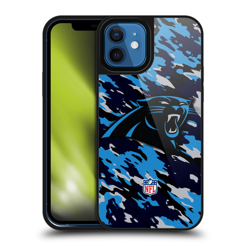 NFL Carolina Panthers Logo Camou Gel Armour Case For Apple iPhone 12 / iPhone 12 Pro