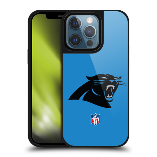NFL Carolina Panthers Logo Plain Gel Armour Case For Apple iPhone 13 Pro