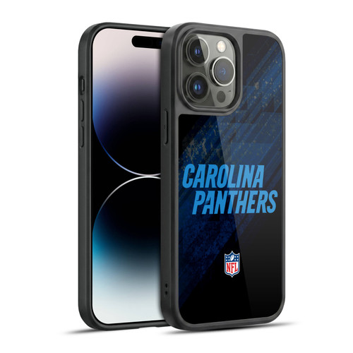 NFL Carolina Panthers Logo Blur Gel Armour Case For Apple iPhone 14 Pro Max