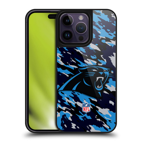 NFL Carolina Panthers Logo Camou Gel Armour Case For Apple iPhone 14 Pro Max NFL Carolina Panthers Logo Camou Gel Armour Case For Apple iPhone 14 Pro Max