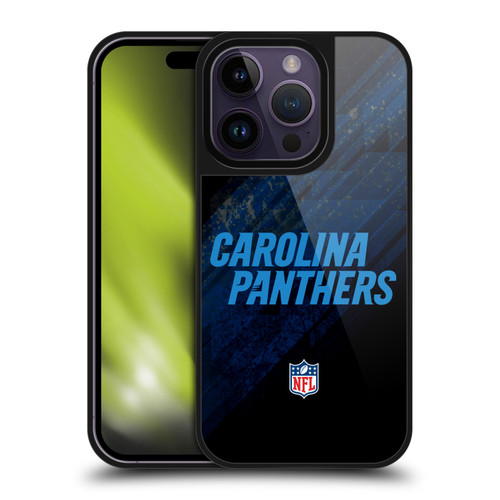NFL Carolina Panthers Logo Blur Gel Armour Case For Apple iPhone 14 Pro