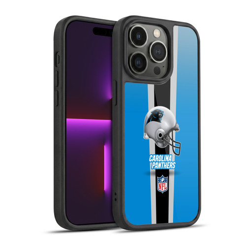 NFL Carolina Panthers Logo Helmet Gel Armour Case For Apple iPhone 14 Pro