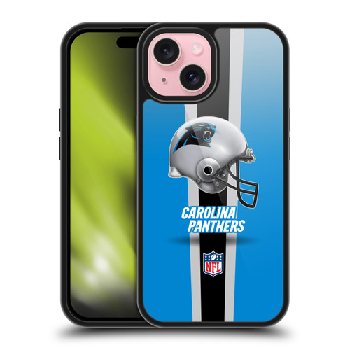 NFL Carolina Panthers Logo Helmet Gel Armour Case For Apple iPhone 15 NFL Carolina Panthers Logo Helmet Gel Armour Case For Apple iPhone 15