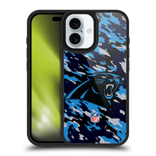 NFL Carolina Panthers Logo Camou Gel Armour Case For Apple iPhone 16