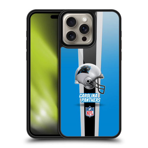 NFL Carolina Panthers Logo Helmet Gel Armour Case For Apple iPhone 16 Pro Max