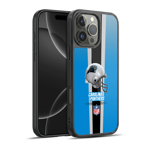 NFL Carolina Panthers Logo Helmet Gel Armour Case For Apple iPhone 16 Pro Max