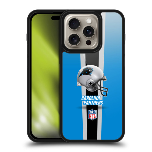 NFL Carolina Panthers Logo Helmet Gel Armour Case For Apple iPhone 16 Pro