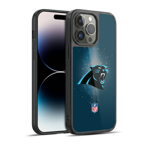 NFL Carolina Panthers Artwork LED Gel Armour Case For Apple iPhone 14 Pro Max