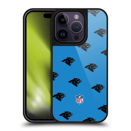 NFL Carolina Panthers Artwork Patterns Gel Armour Case For Apple iPhone 14 Pro